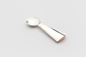 Cream Spoon / 925 Silver, Copper